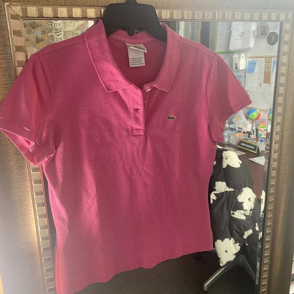 Lacoste- Women's Slim Fit Stretch Cotton Polo - Picture 5 of 12